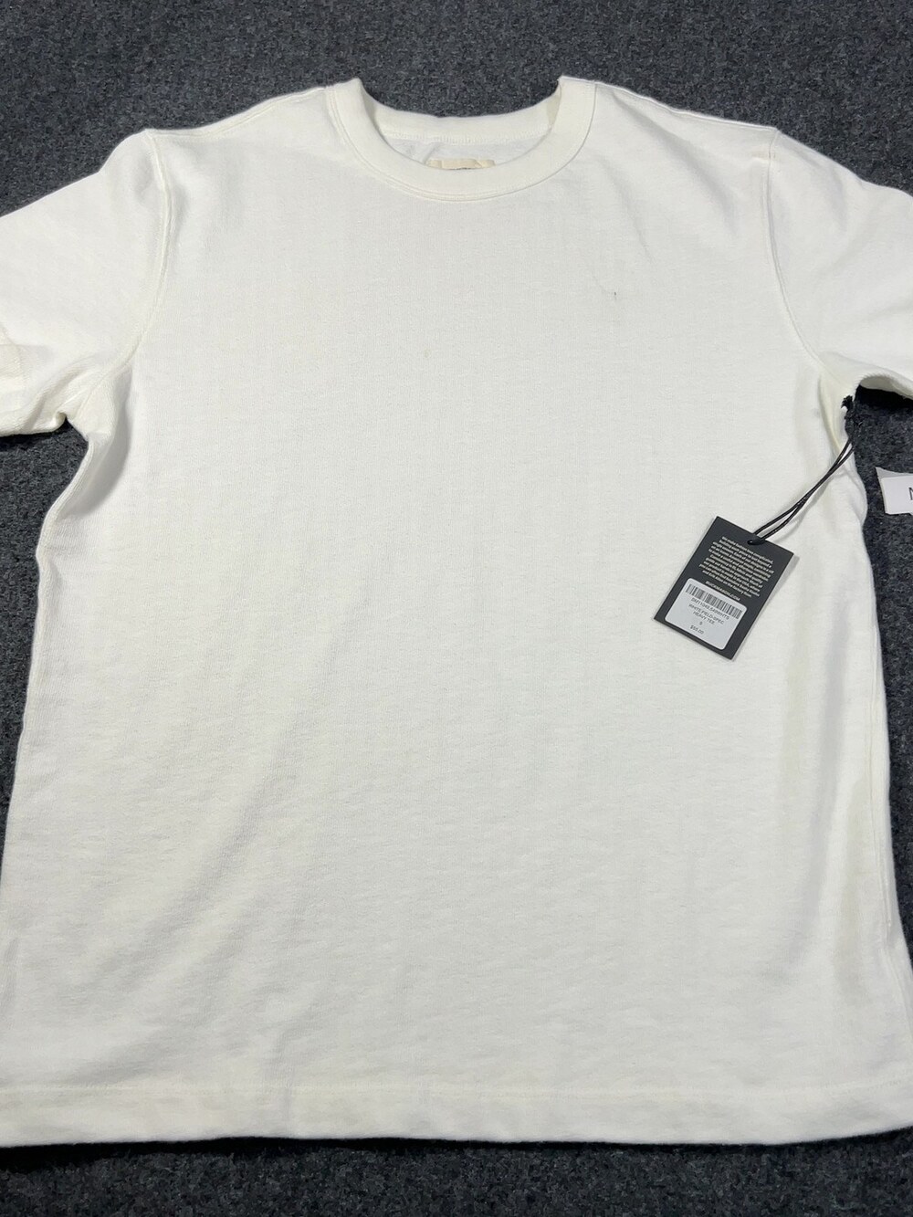 Buck Mason White Field-Spec Cotton Heavy Tee Mens Sz Small NWI Msrp55 [ME9]
